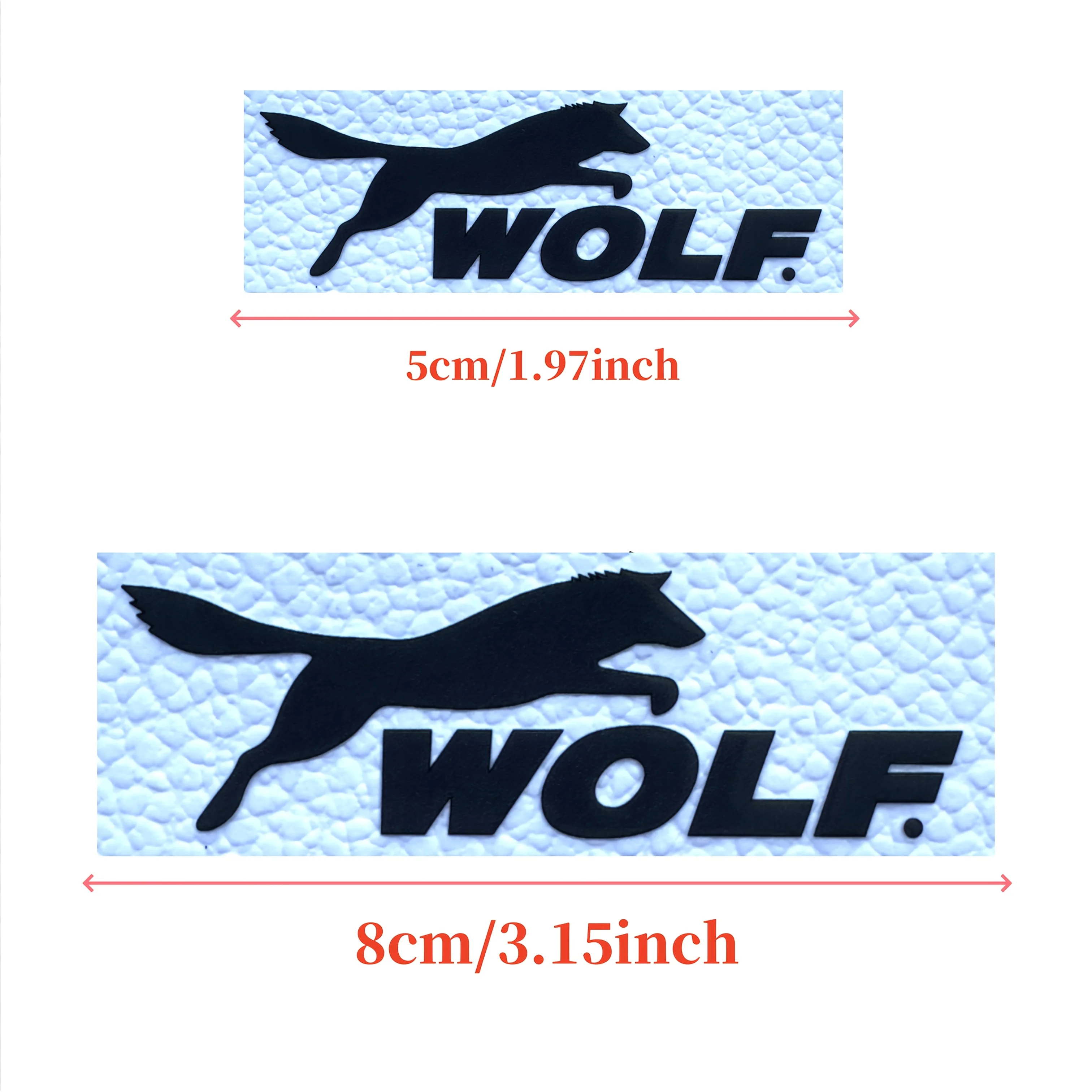 

2 комплекта автомобильных наклеек с волчьей тематикой, уникальный автоаксессуар для персонализации автомобиля