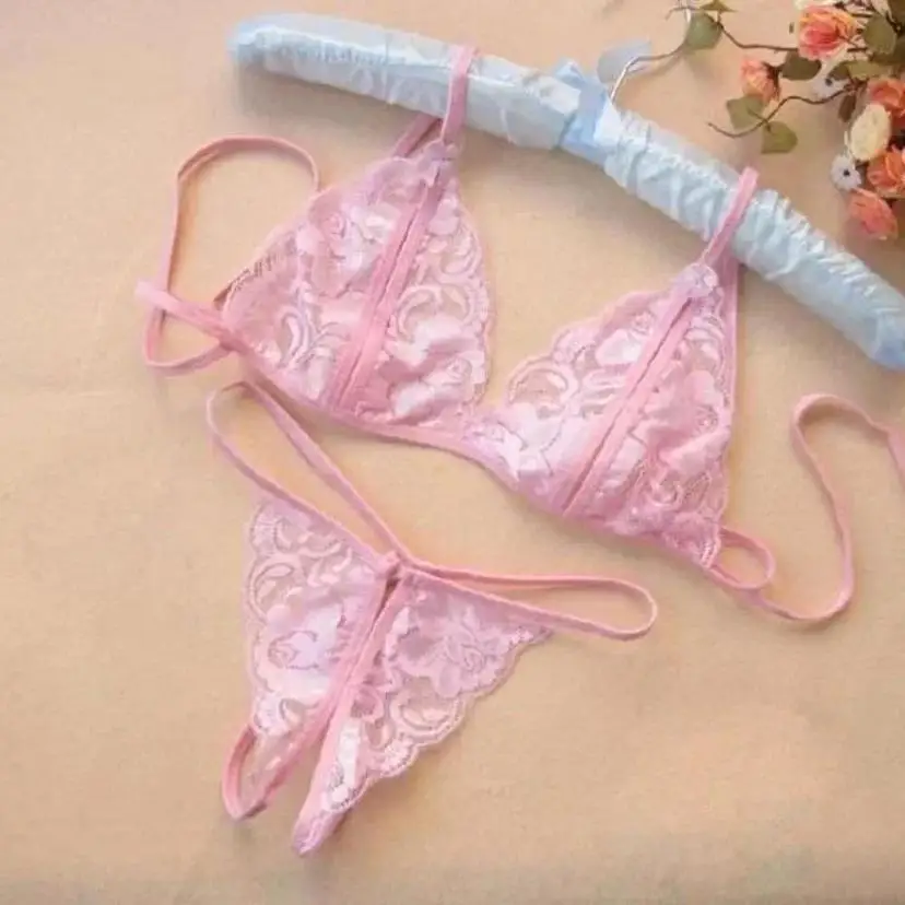 

Women Lingerie Sexy Hot Erotic Underwear Transparent Baby Doll Exotic Apparel Babydoll Lingerie Sexy Bra + T Pants Sexy Costumes