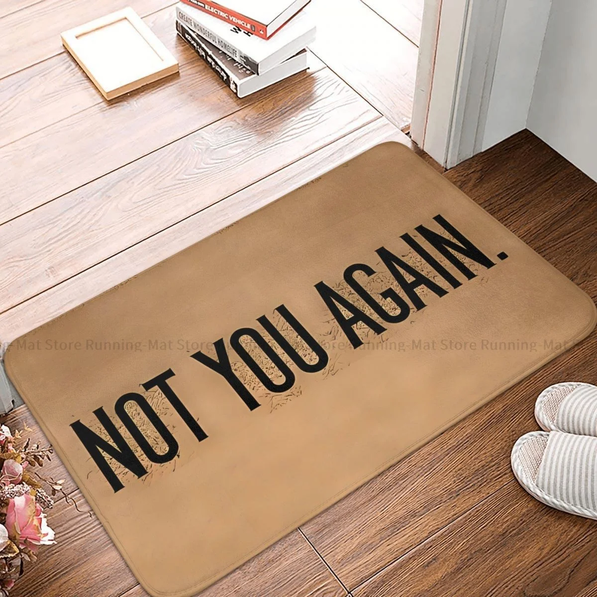 Oh No Not You Again Bedroom Mat Woody Color Doormat Living Room Carpet Balcony Rug Home Decor