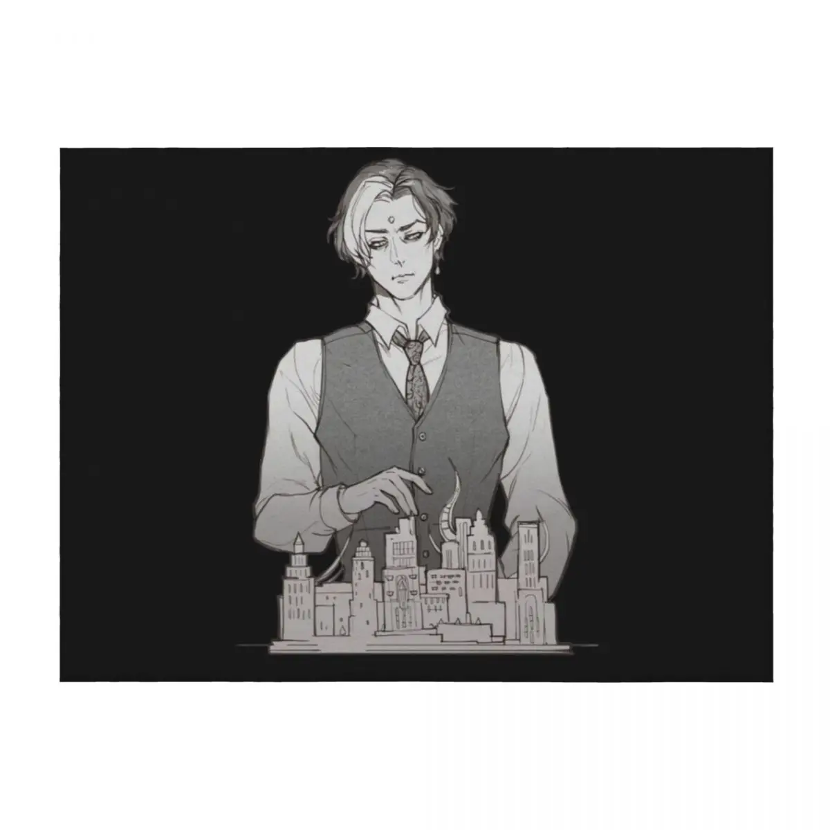 Emet-selch - المعماري \t رمي بطانية سرير الأربعاء بطانيات سرير ناعمة كبيرة ناعمة #2