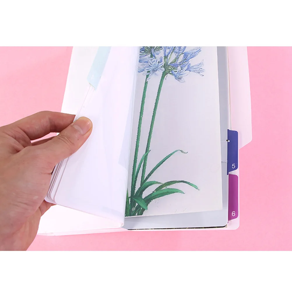 

1Pcs Waterproof File Folder 7 Section Organizer PP Material Document Storage Office Home Student Teacher Use