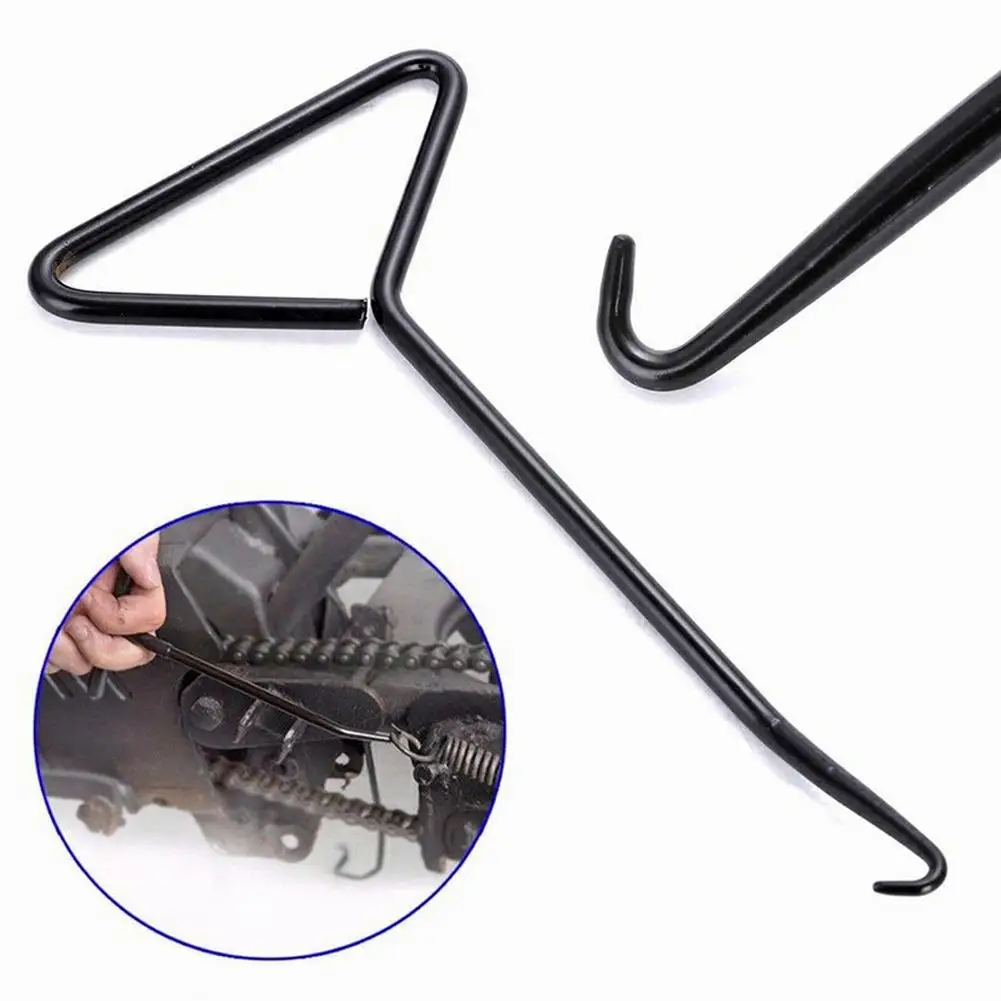 Motorcycle Spring Hook Puller Tool T-Handle Exhaust Pipe Drum Brake Shoe Spring Stainless Steel Bike Motorcycle Accessories