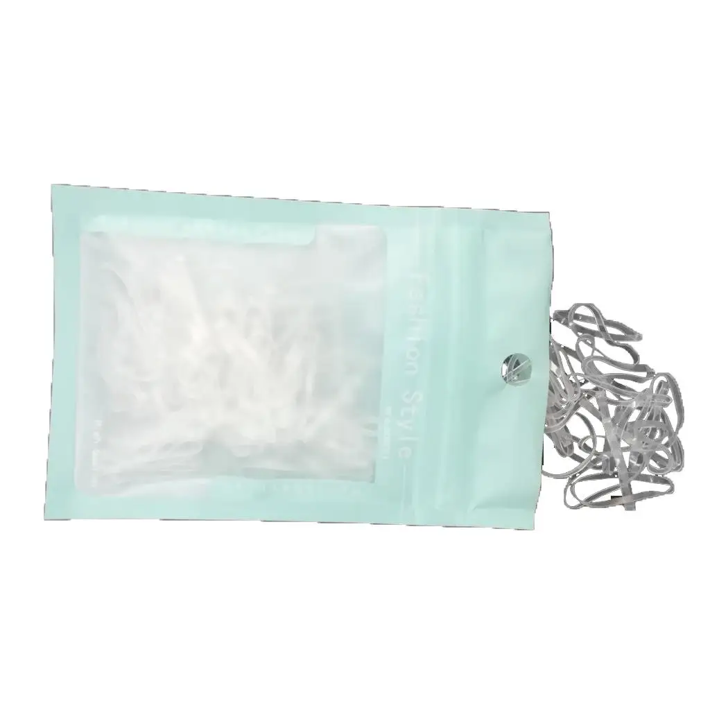 Fashion Elastics Hair Bands Small Rubber Rings Strong Stretch Ponytail Holders for Girls Braiding Salon