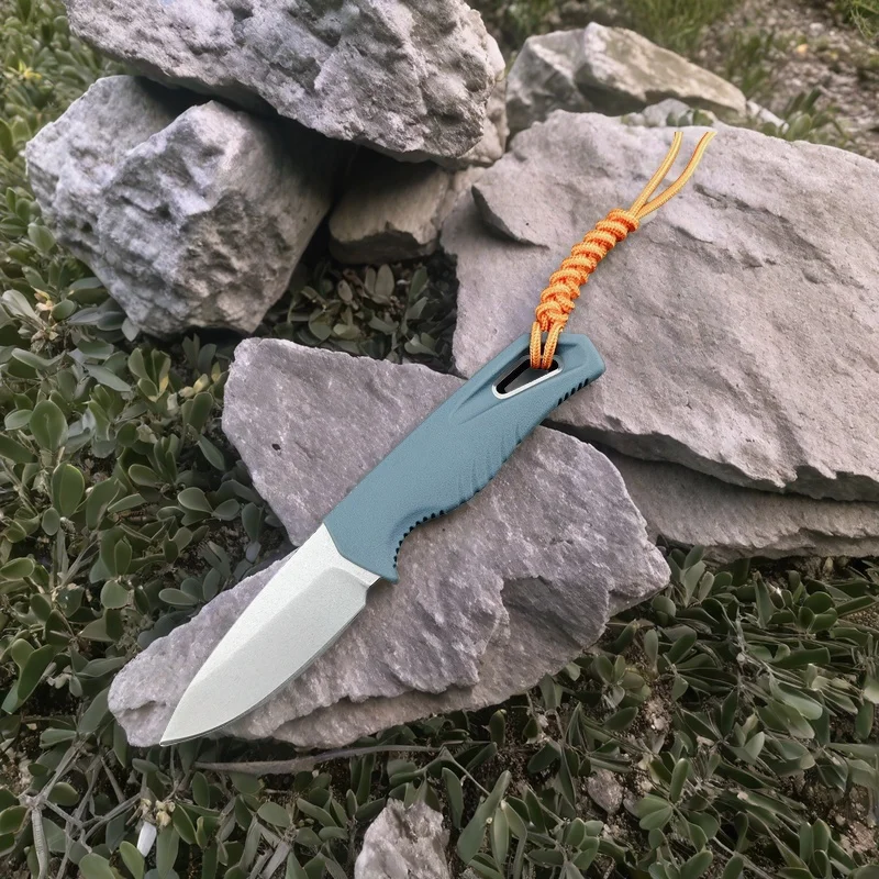 

BM 18050 CPM-MagnaCut 2,7 "нож Stonewash с фиксированным лезвием, нож высокой твердости, портативный нож для дикой природы, уличный прямой нож