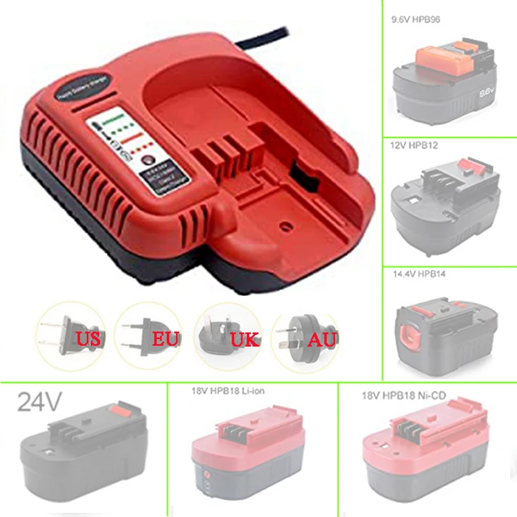 

BDFC240 Type2 NI-CD NI-MH Battery Charger For Black Decker 9.6V - 24V Serise Battery Electric Tool Accessory Power Tools Parts