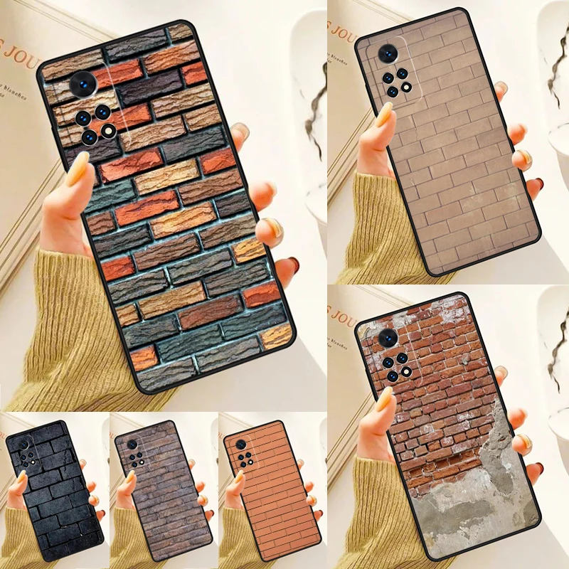 Capa de telefone vintage Retro Bricks, Samsung Galaxy S24 Plus, S23, S20, S21FE Lite, S22 Ultra, Nota 20, S8, S9, S10