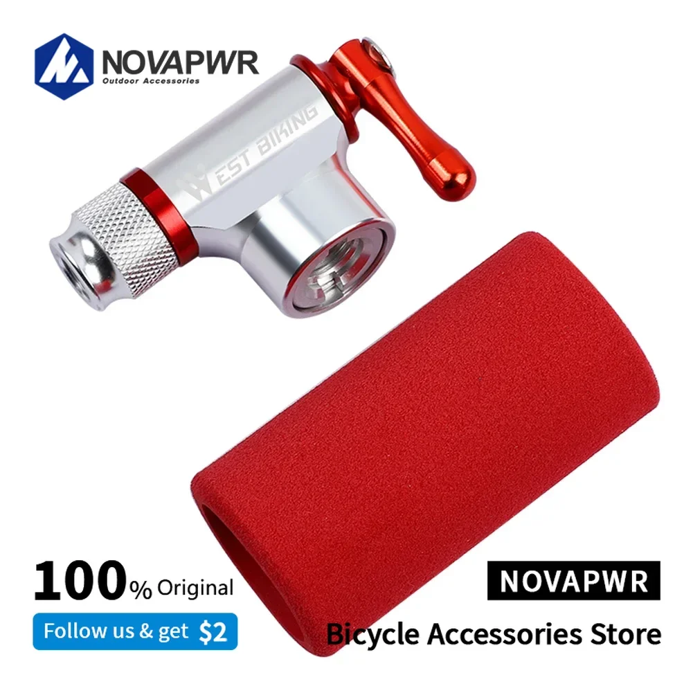 

Portable Mini Bike Pump, Aluminum CO2 Inflator for MTB, Basketball & Football, Durable Cycling Accessories