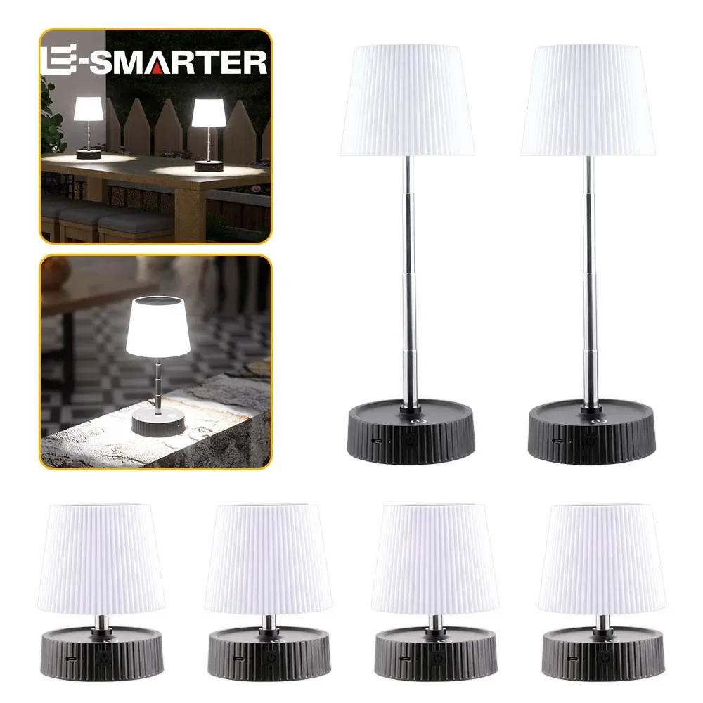 Outdoor Solar Powered Schreibtisch Lampe Hof Wasserdichte Atmosphäre Nachtlicht USB Lade Camping Tragbare Notfall Licht