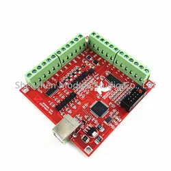 1pcs Breakout Board CNC USB MACH3 4Axis 100Khz Support Stepper And Servo Motor Interface Driver Motion Controller Driver Board