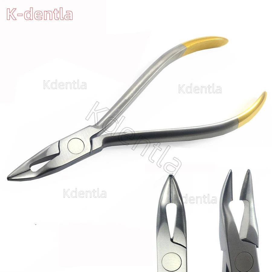 3pcs Dental Stainless Steel Orthodontic Pliers with Weingart Plier Tip Dental Arch Bending Forceps Dentist Instrument Lab Tools