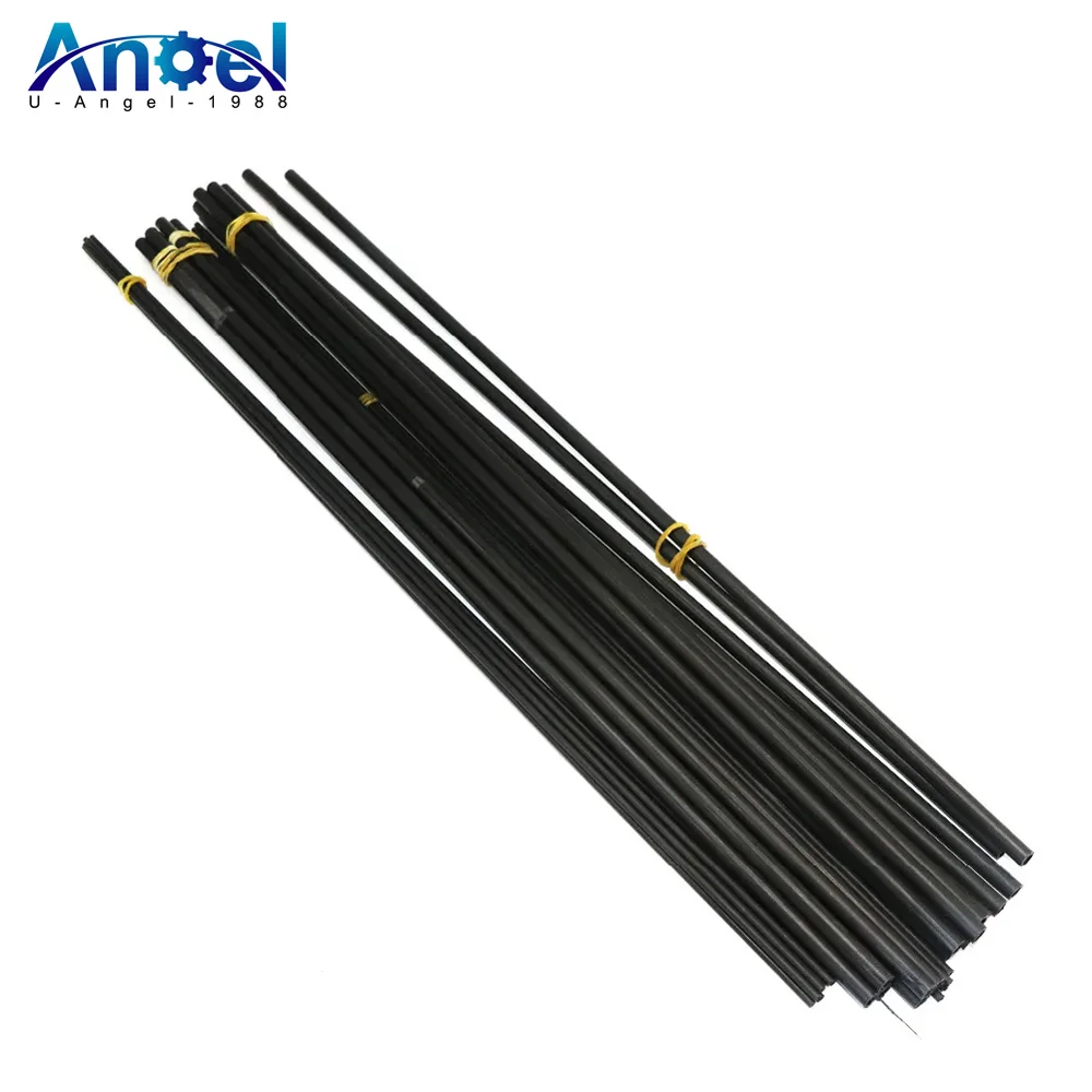 16pcs/lot New Carbon Fiber Tube 3K for Quadcopter Multicoptor 3mm / 4mm / 5mm / 6MM / 7MM / 8MM /10MM (0.5meter/pcs) Wholesale