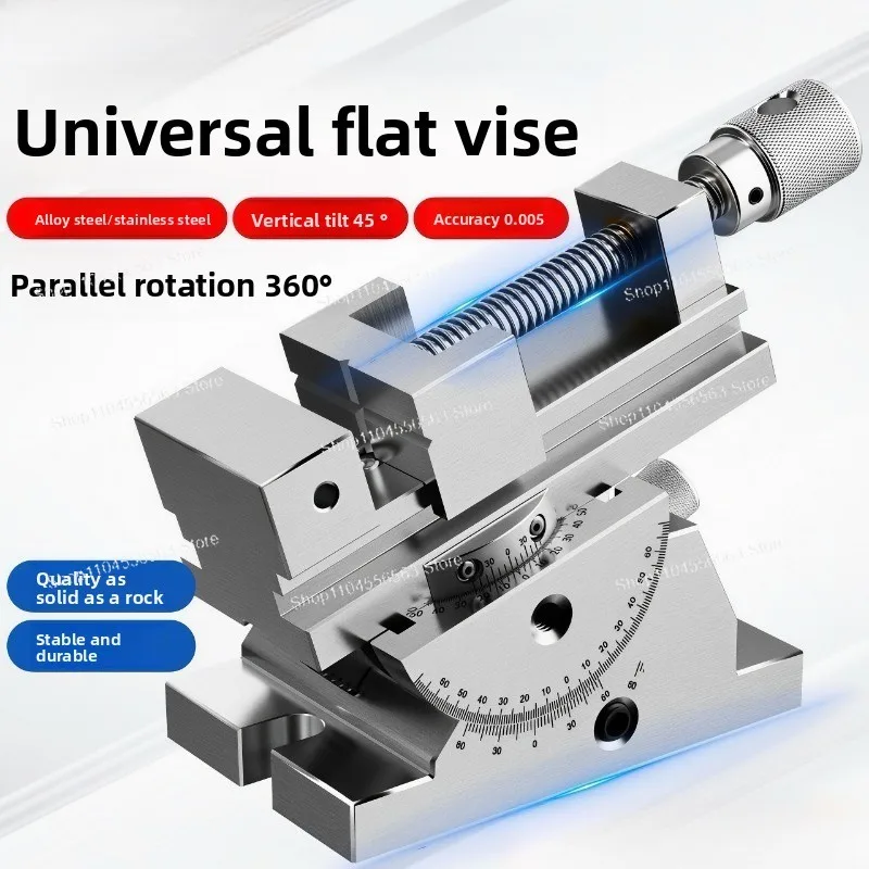 Precision Universal Pliers 360 Degree Rotation Adjustable Angle Sinusoidal Tilting Vice Grinding Machine Wanlipai