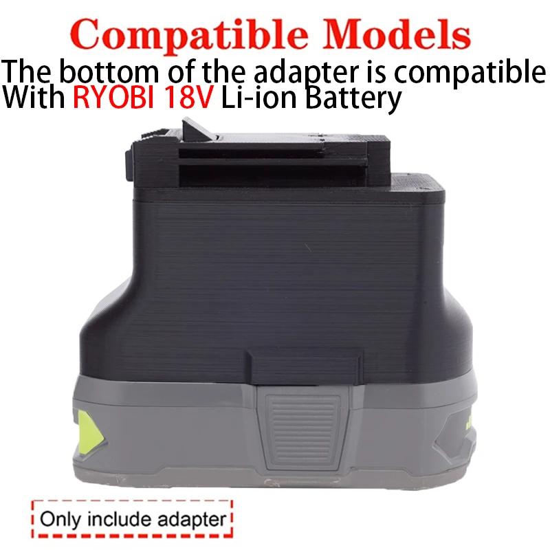 Batterie adapter für schwarzen Decker 20V Li-Ionen-Werkzeuge Konverter zu Ryobi 18V Li-Ionen-Batterie adapter Elektro werkzeug Zubehör