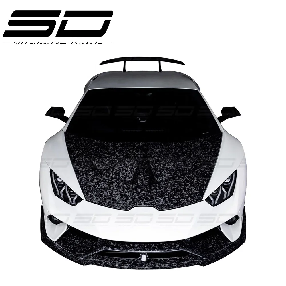 NEW ARRIVAL  LB Style Carbon Fiber Hood Bonnet Body Kits For Lambo Huracan LP580/LP610 Body Kit