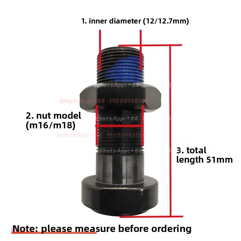 Quick‑Release Hub Receiver Repair Component Stainless Steel 12/12.7 mm Inner Diameter For Sports Wheelchair