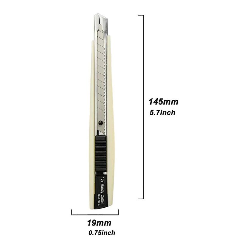 Auto-Folien-Geschenkschneider, Allzweckmesser, 9 mm, mit 30-Grad-Druckklingen für Vinylfolien, Schneiden von Fenstern, Tönung, Wickelschneider – Detail 1
