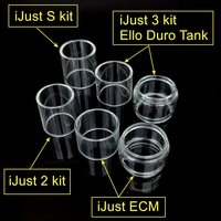 Hong Bubble Straight Glass For Eleaf For Ijust 3 6.5/2ml / Ello Duro/ Ijust 2/S /Ijust ECM Convex Glass