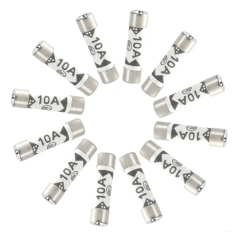 30pcs 10a fusibili per provette ceramica fusibili alte prestazioni tappie uk fusibili uscite fusibili per estensione fusibili