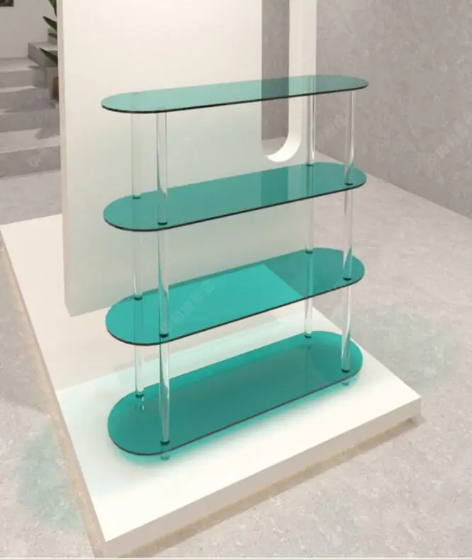 Acrylic display rack multifunctional shoe bag rack storage shelf Shoe store shoe shelf