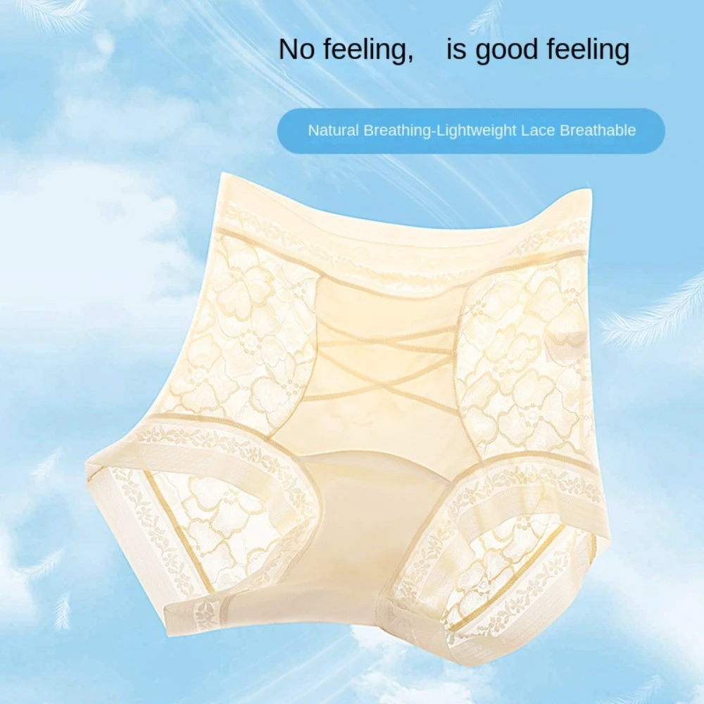 

High Waist Lace Flower Panties Lace Flower Shapewear Slimming Shapers Waist Trainer Tummy Control Underwear