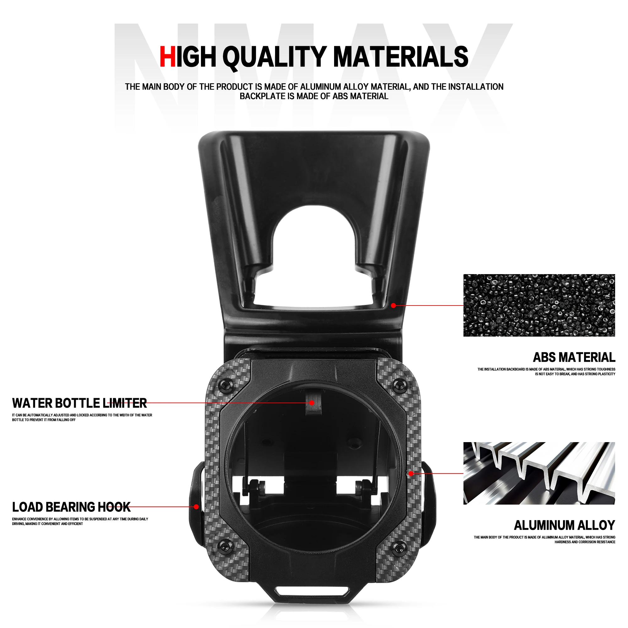 Motorcycle Special bracket with stand for water cup For Yamaha NMAX 155 Nmax155 2020-2025 Beverage Water Drink Cup Holder