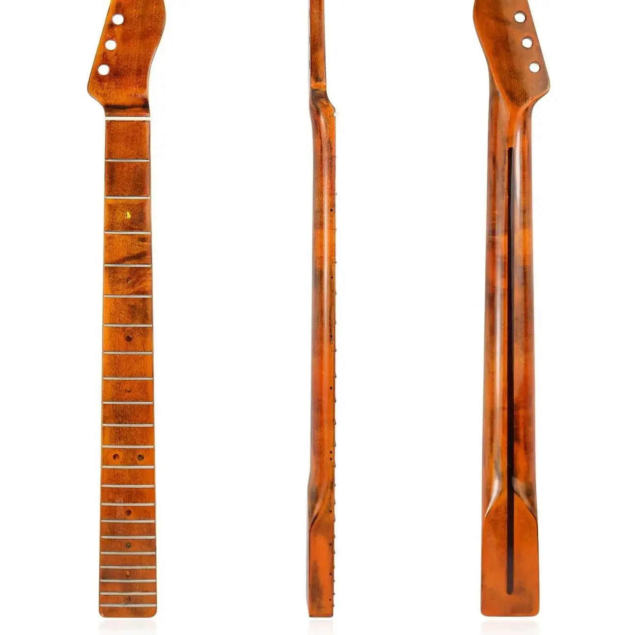 

[Shining] 21 Grade Electric Guitar Neck Canadian Maple Handle for TL Tele with Back Center Line