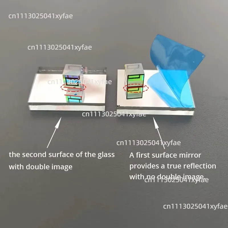 25x20mm 30x40mm Square First Surface Mirror, High Reflective Front Surface Optical Reflector for DIY Scanner Projector