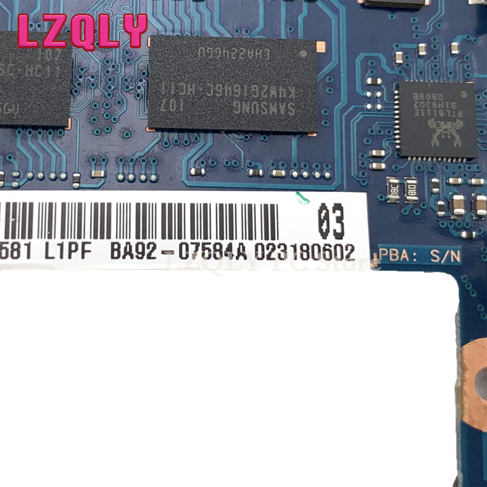 LZQLY para Samsung RF711 BA92-07584A BA92-07584B BA41-01473A placa base para ordenador portátil GT540M GPU HM65 DDR3 Tablero Principal prueba completa