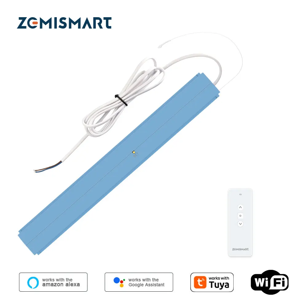 

Zemismart Wi-Fi электрический мотор для жалюзи работает с приложением Tuya для сотовых штор, алюминиевые жалюзи, римский оттенок Alexa Google Home