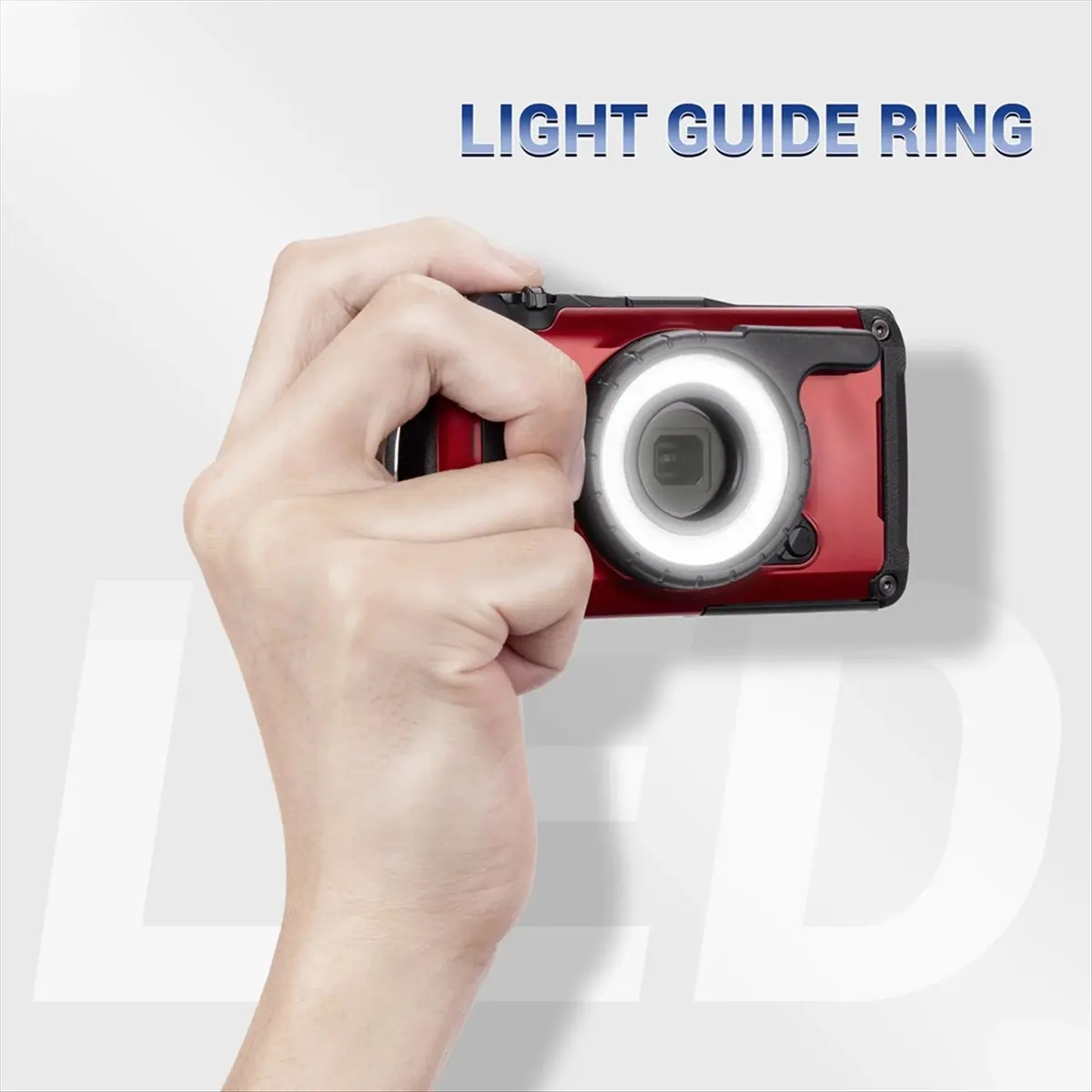 Mega Sale LEDLight Guide Ring Replaces for Olympus LG-1 Macro Ring Light Flash for Olympus Tough TG-7 TG-6 TG-5 TG5 TG-4 TG-3 T
