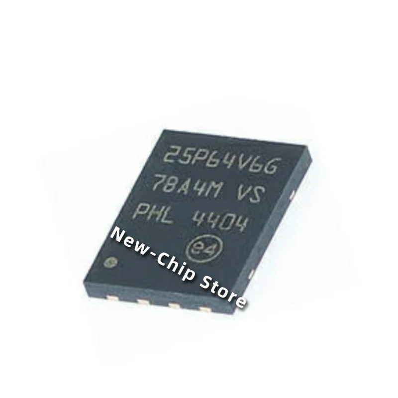 2PCS-10PCS/LOT M25P64 M25P64-VME6TG 25P64V6G  QFN-8 NEW ORIGINAL