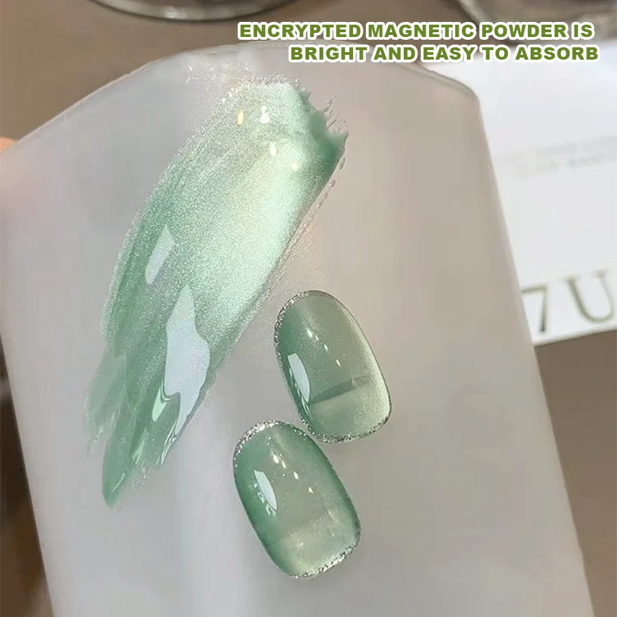 Kaniu 12ml 마그네틱 고양이의 눈 젤 매니큐어 세트 핑크 UV LED 젤 광택 크리스탈 고양이 눈 젤 래커 여름 네일 아트