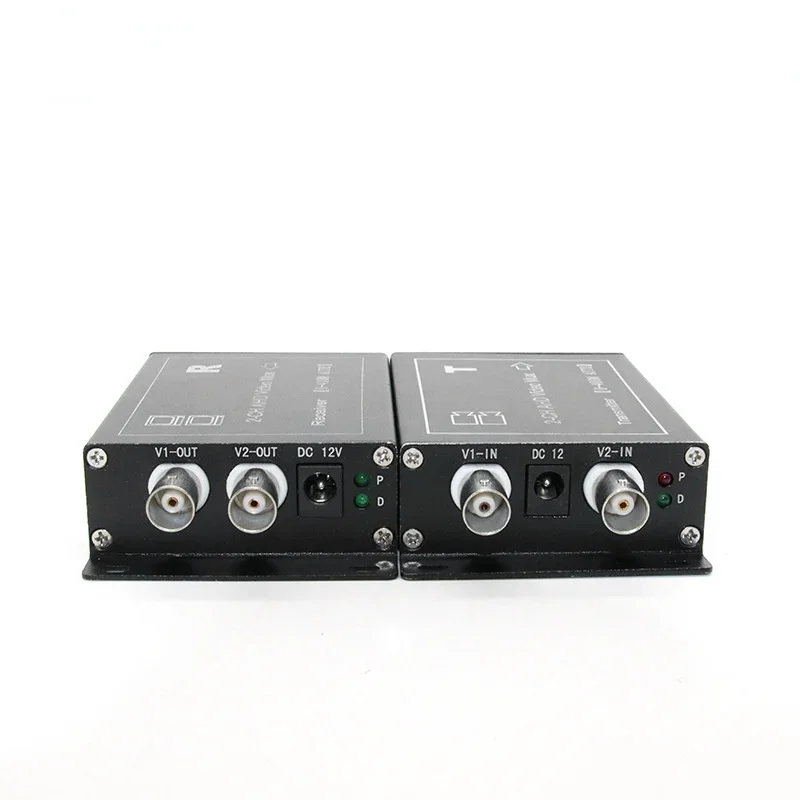Cctv Camera Multiplexer 2 Channel Ahd Coaxial Video Multiplexer With Signal Transmission Distance Ahd Multiplexer