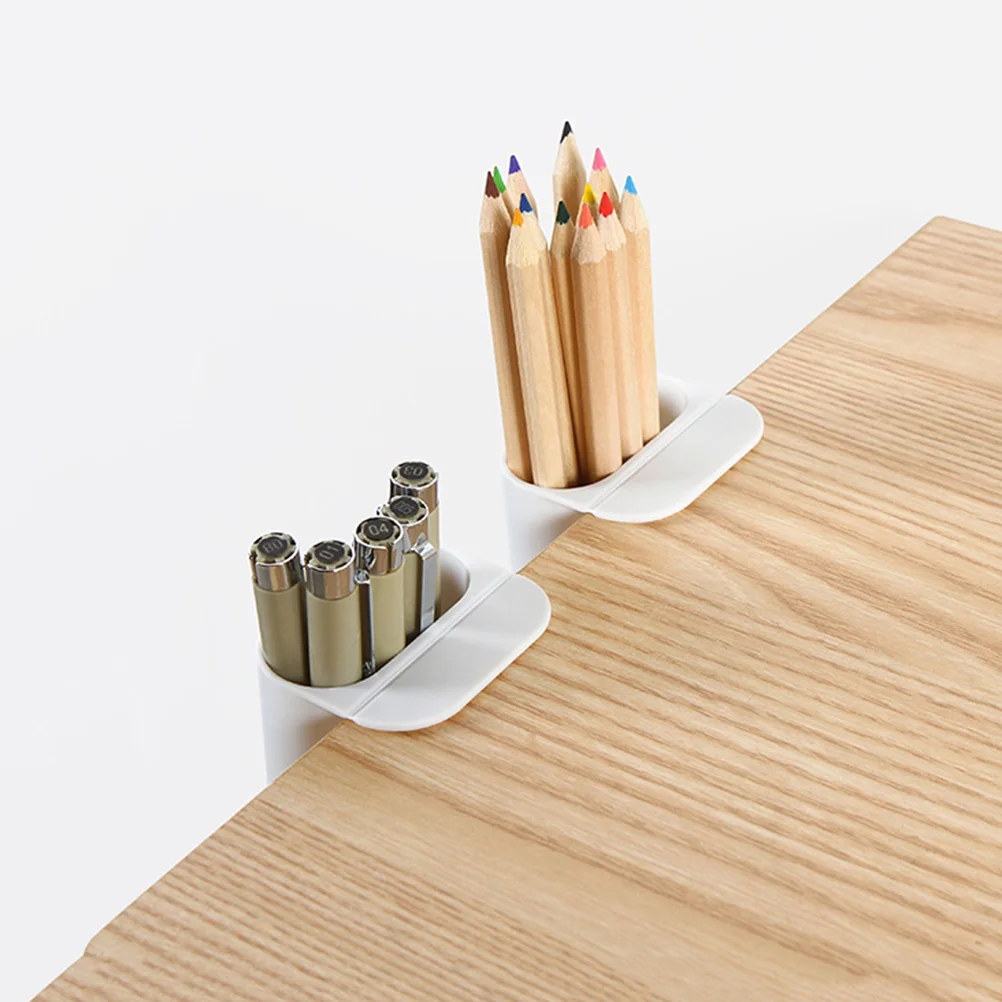 

3Pcs Adhesive Monitor Organizer Compact Storage Box for Pens Pencils Erasers Cutlery Phone Headphones Screen Desktop Office