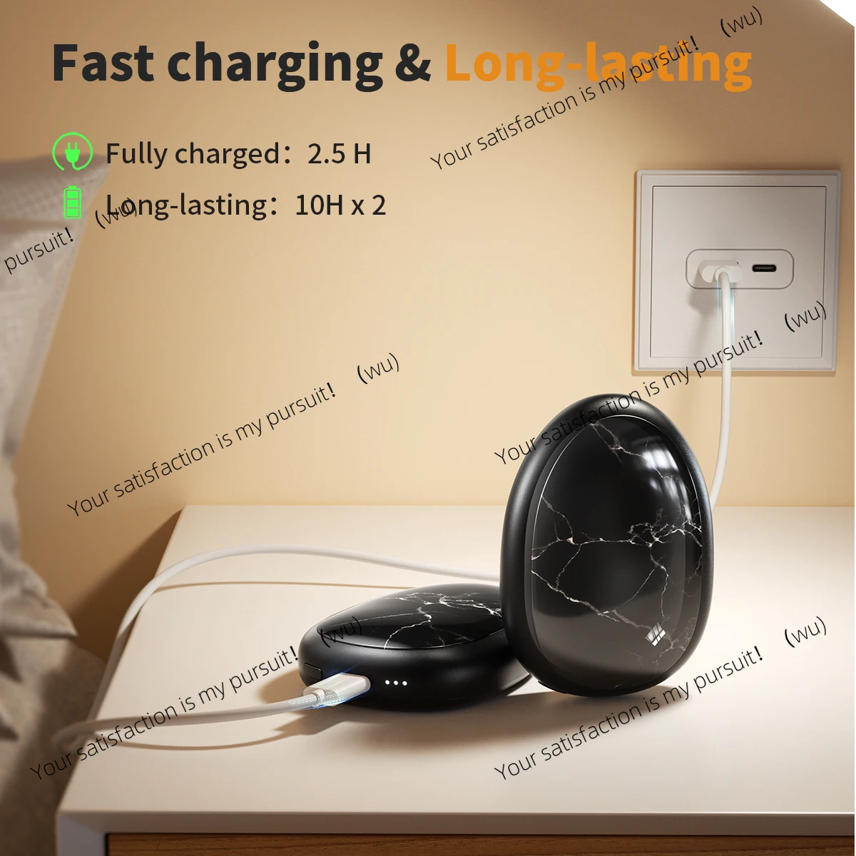 

Rechargeable Portable Electric Hand Warmer Reusable 2-in-1 Hand Warmer Outdoor/Indoor/Christmas Warm Gift