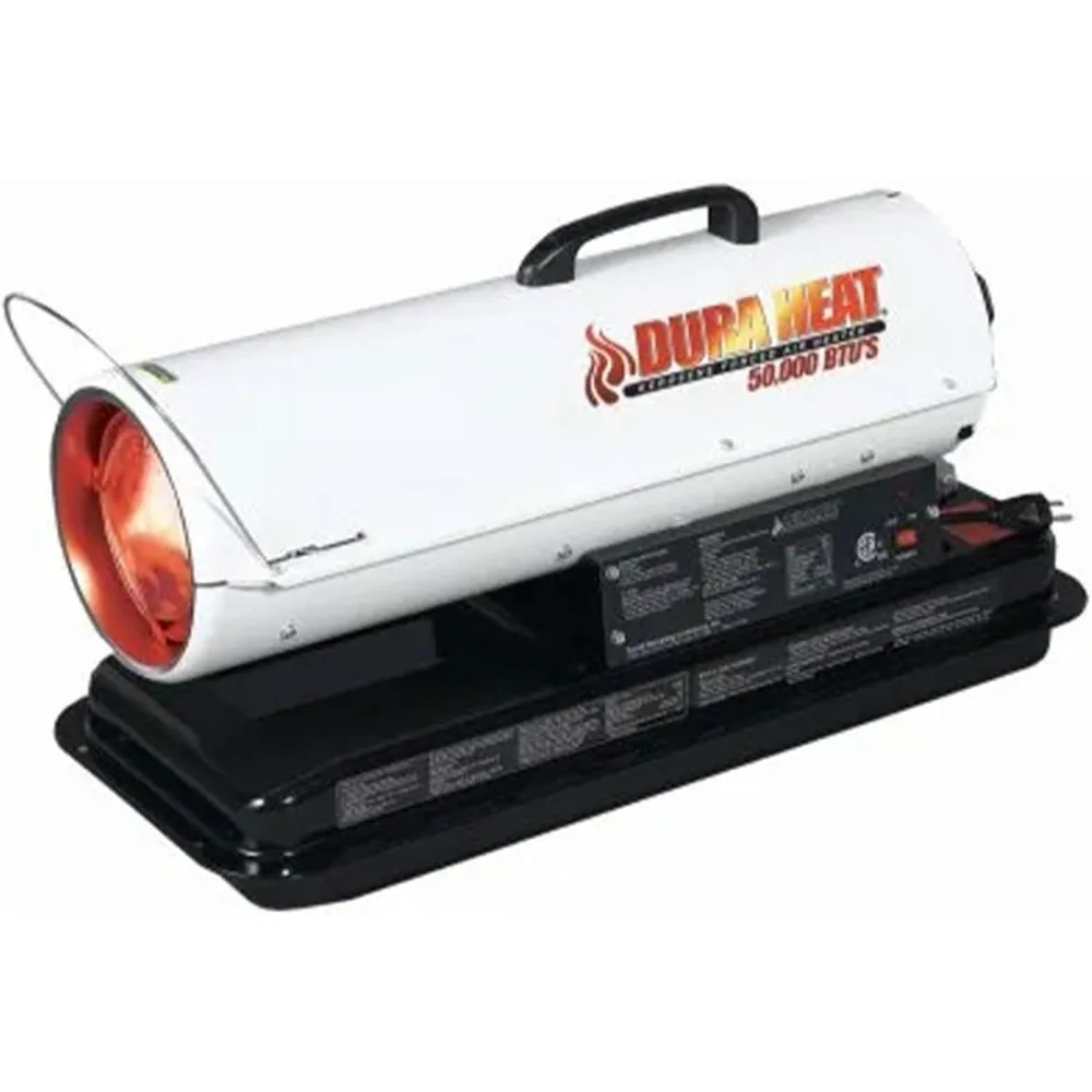 

DFA50 50K BTU Kero Forced Air Heater with Carrying Handle,White/Black