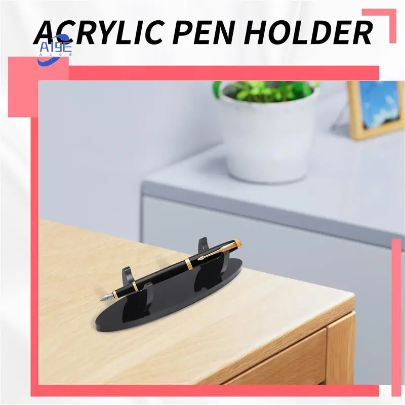 

A19E-Acrylic Pen Holder Display Stand Desk Pencil Stick Holder Transparent Pen Holder Storage Box