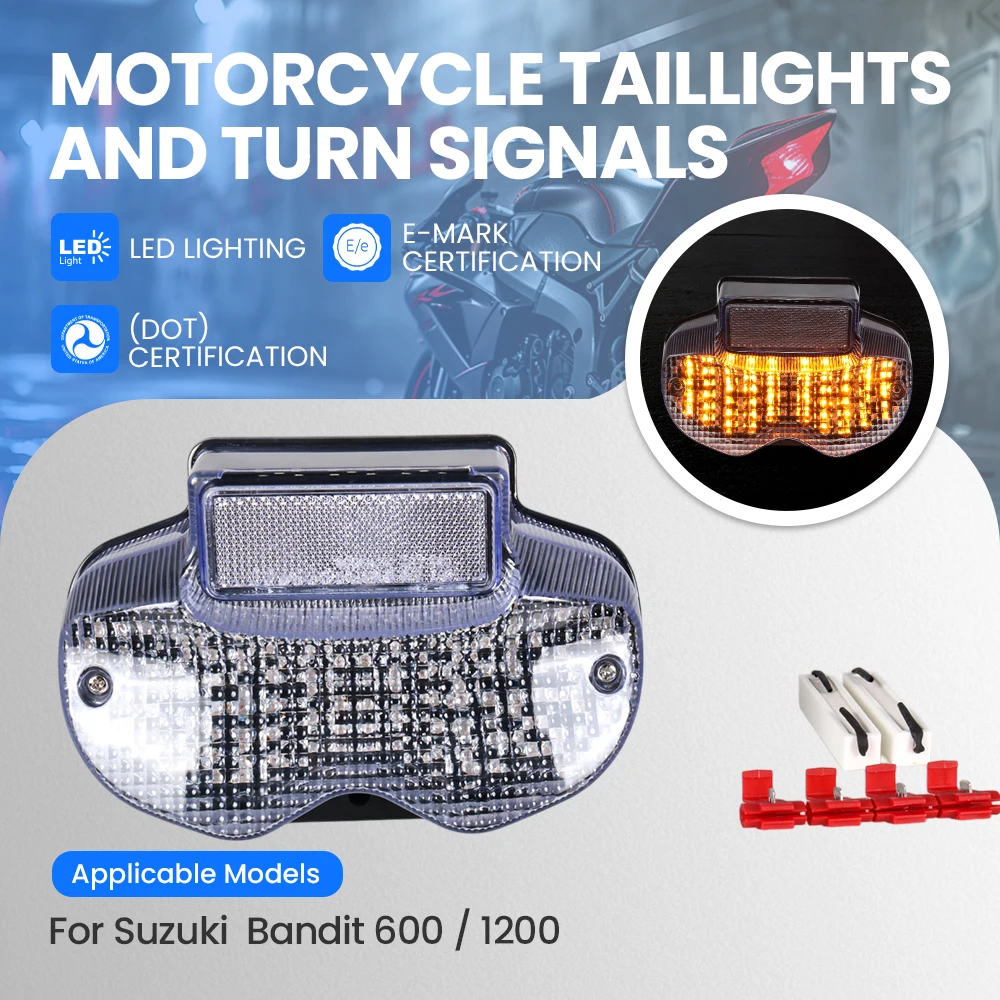 

Мотоциклетный светодиодный указатель поворота, задний фонарь для SUZUKI BANDIT 600 BANDIT 1200 2000 2001 2002 2003 2004 2005