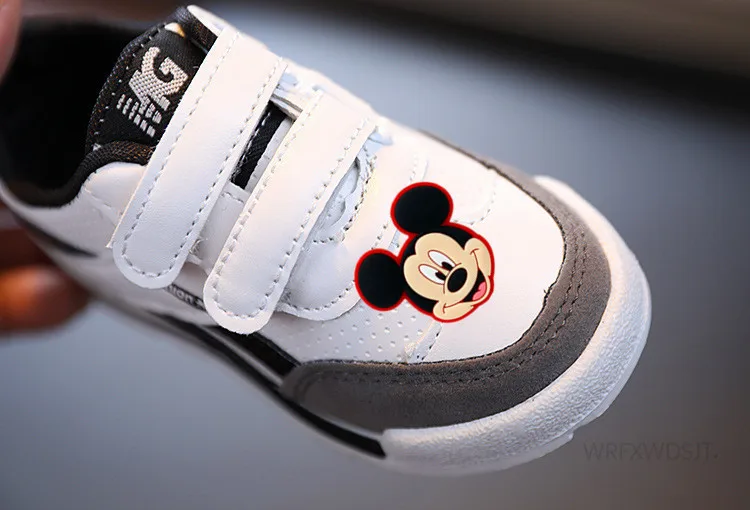 Disney Mickey Minnie Mouse Children Cartoon Shoes For Boys Girls Sport Sneakers Kids Leisure Casual Shoes Breathable Running