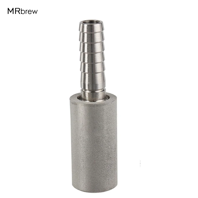 0.5/2 Micron Diffusion Stone Stainless Steel Beer Cabonation Aeration Stone With 1/4\