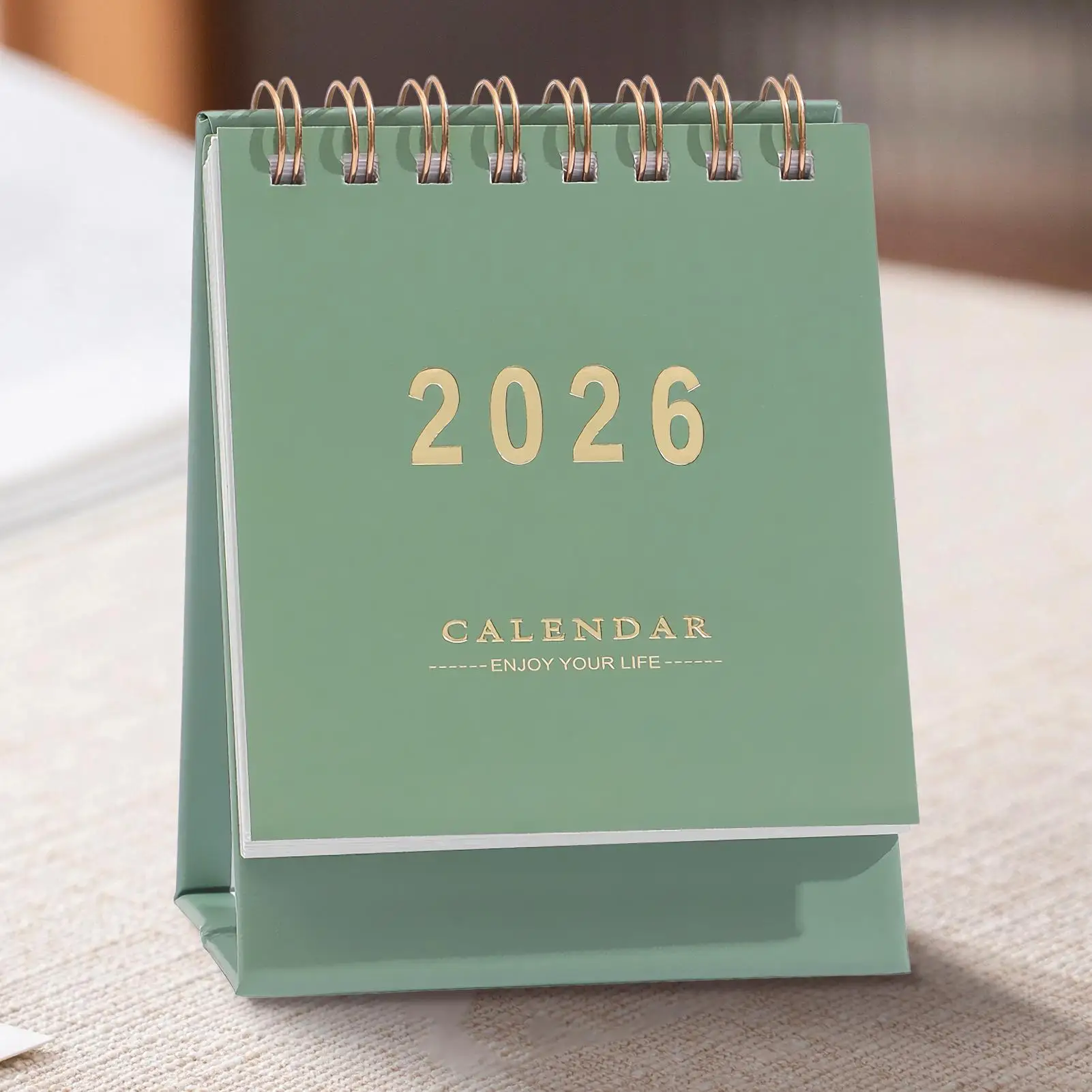 Desk Calendar 2025-2026 Small Planner Calendar for Table Daily Planning Supplies for Tasks Appointments Dating Home Study