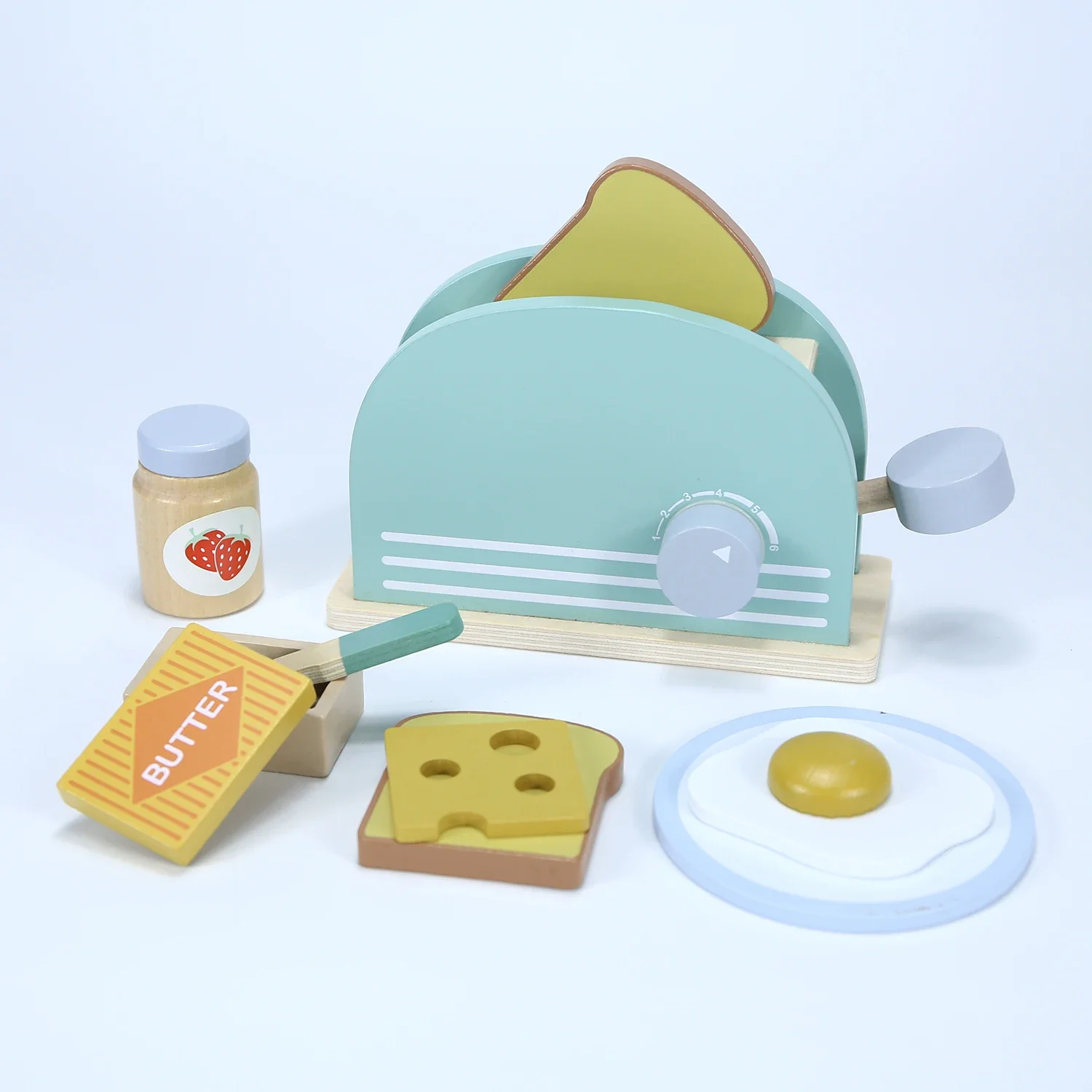 kid Wooden Kitchen Pretend Play Toys Simulation Coffee Machine Juicer Toaster Machine Mixer Early Learning Educational