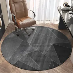 Round Swivel Chair Floor Mat, Tapetes, Tapetes para Sala, Decoração de Casa, Decoração do Quarto, Sofá, Mesas de Café, Tapete