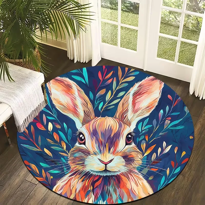 Karpet Bulat Motif Bunga Ayam  - Wholesale Commercial Printing ulasan dan harga