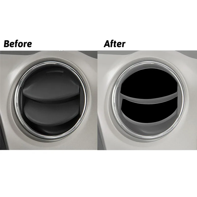 Dashboard Left And Right Centre Air Vents Brand New ABS Gloss Black Sticker For Toyota Matrix 2009-2014 Pontiac Vibe 2009 2010