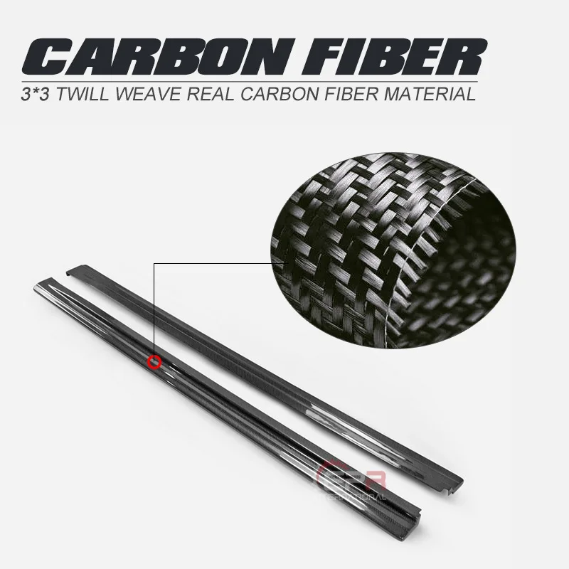 SAAR Compatible with EPR Carbon Fiber Modification Suitable for Nissan Skyline R33 GTR Skirt Bottom Plate Side Scoop Small