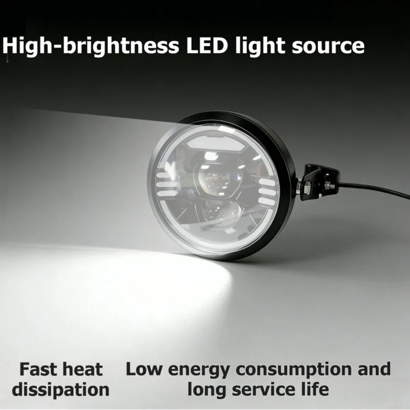 A03Z-Ultra-Bright 12V-48V LED Headlight For Motorcycles, Tricycles And Electric Bikes Waterproof Light Spotlight