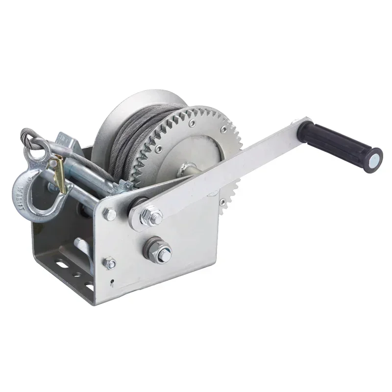Hot sales 600LBS Hand Winch Puller Lifting Winch Wire Rope Hand Winch Small Custom Color