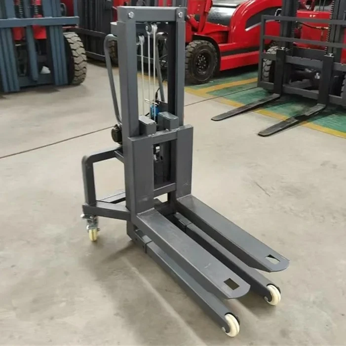 Small Truck Mounted Forklift for Unloading, Convenient Lifting and Transportation, Stackable Truck for Handling