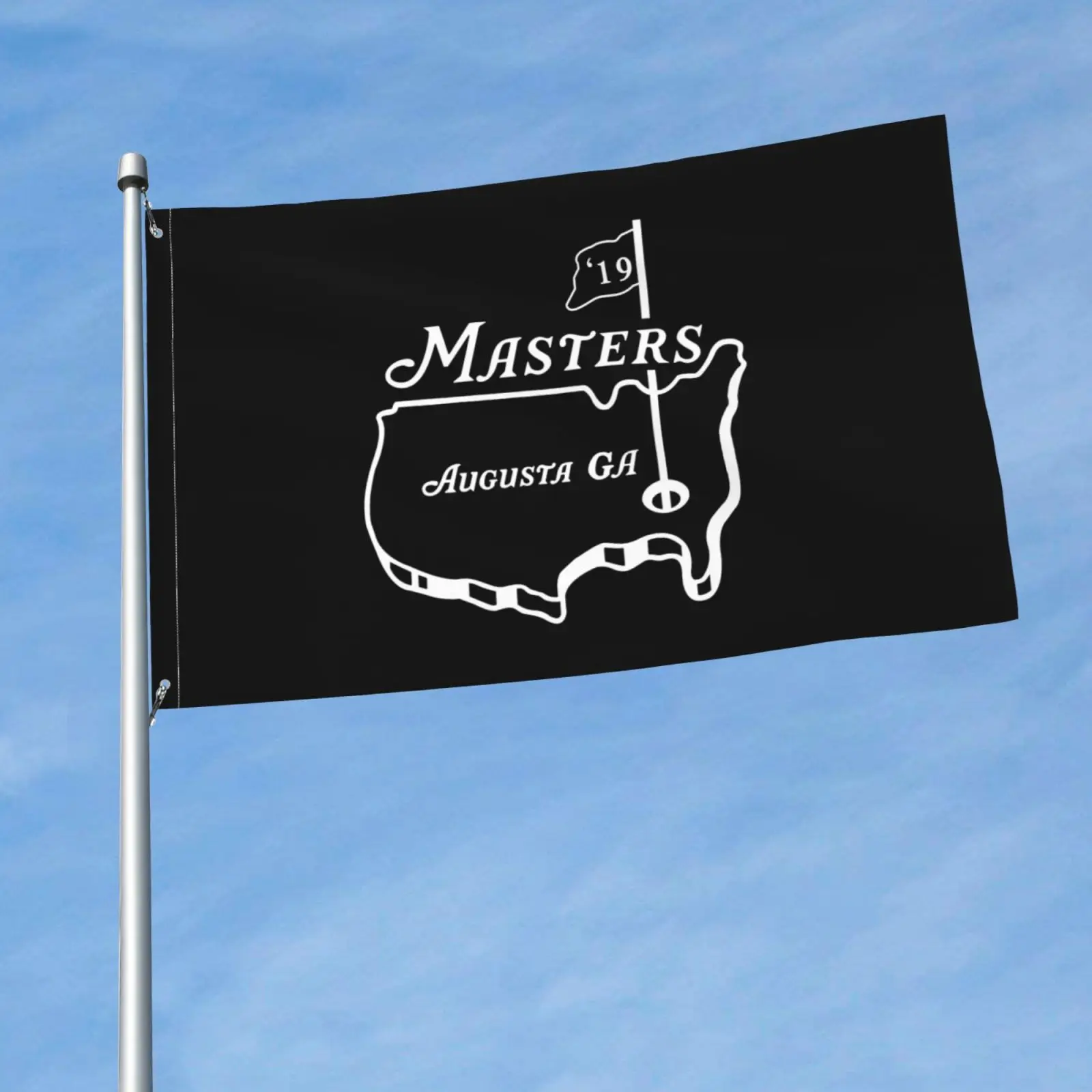 2019 The Masters Augusta Golf + - Pga Tour Flag Banner Custom Art Decor Vivid Color Graphic Printed Company Advertising